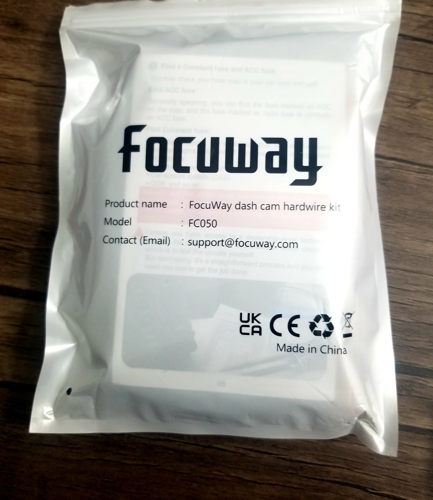 FOCUWAY Hard Wire Kit for M3 Dash ( New ) Fc050