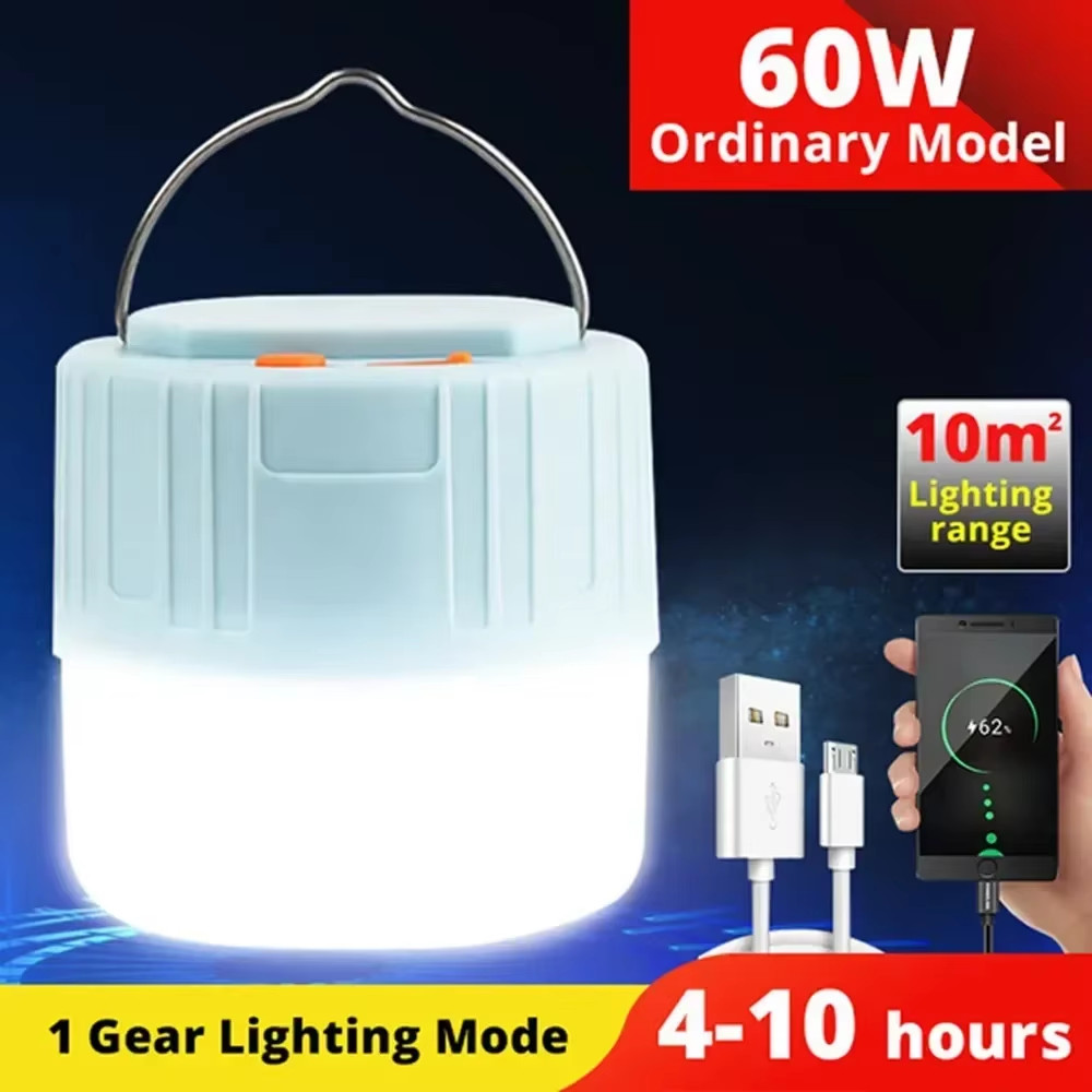 Portable Camping Light Power Bank LED Camping Lanterns with Remote Control Water