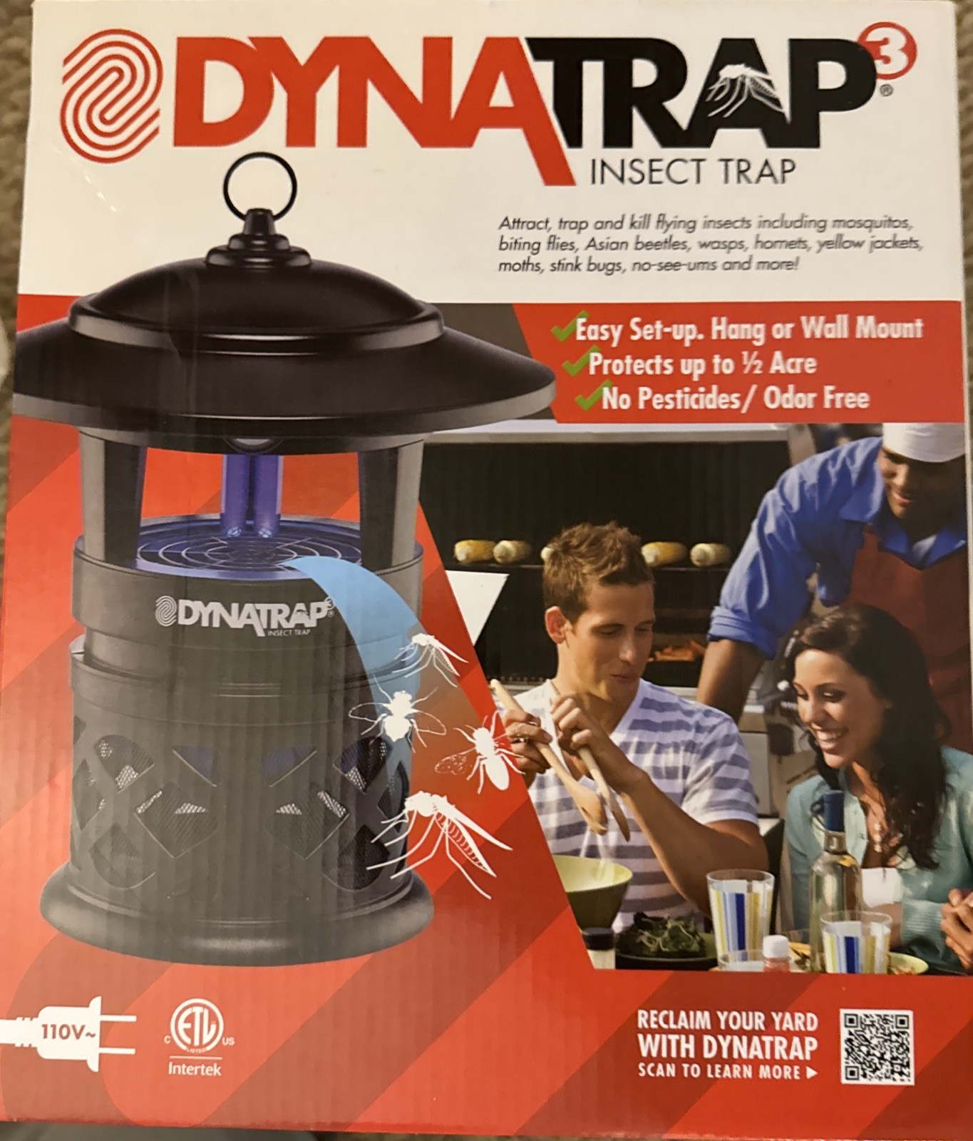 Dynatrap3 DT1100 1/2 Acre Insect Trap Outdoor - NEW IN BOX