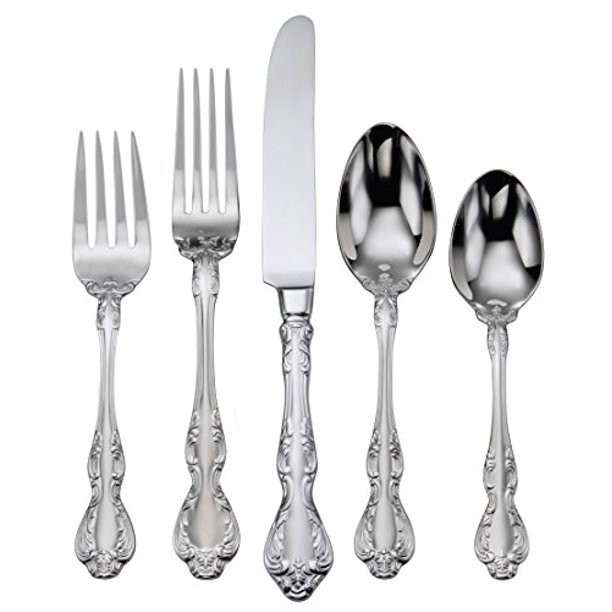 Mandolina 65 pc piece Set Service for of 12 Oneida Stainless Flatware NEW
