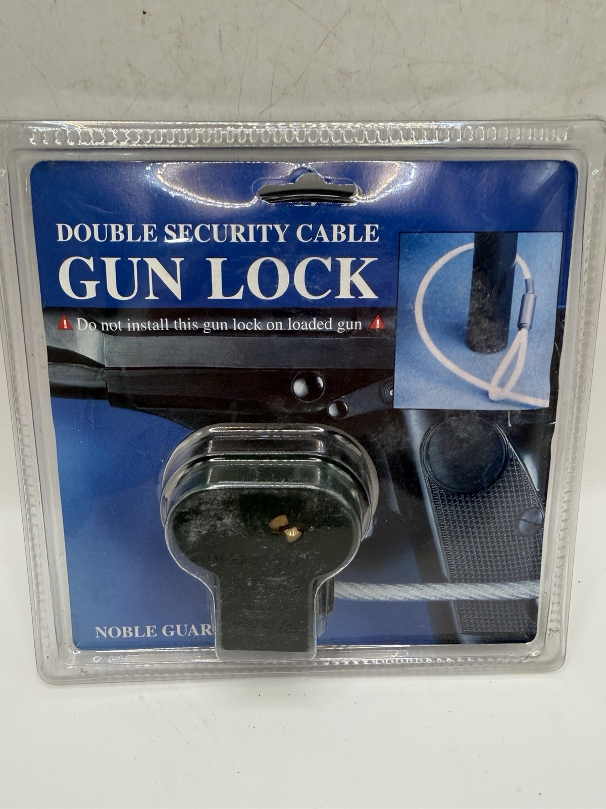 Noble Guard Double Security Cable Gun Lock New In Box Sealed