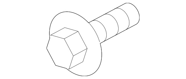 Genuine BMW Air Guide Screw 07-12-9-906-916