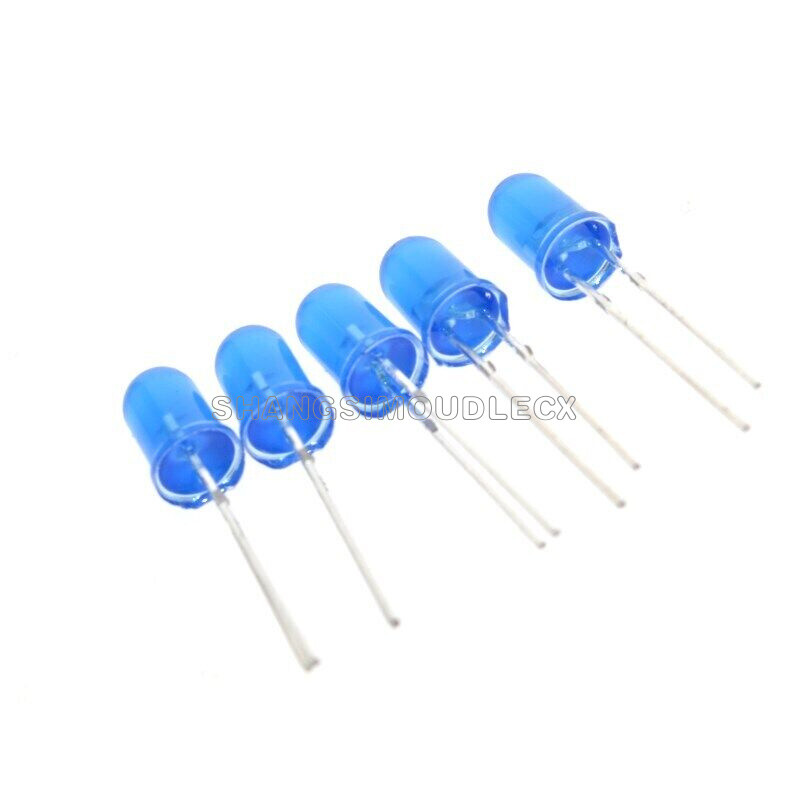 50pcs LED 5MM BLUE COLOR BLUE LIGHT Super Bright LED