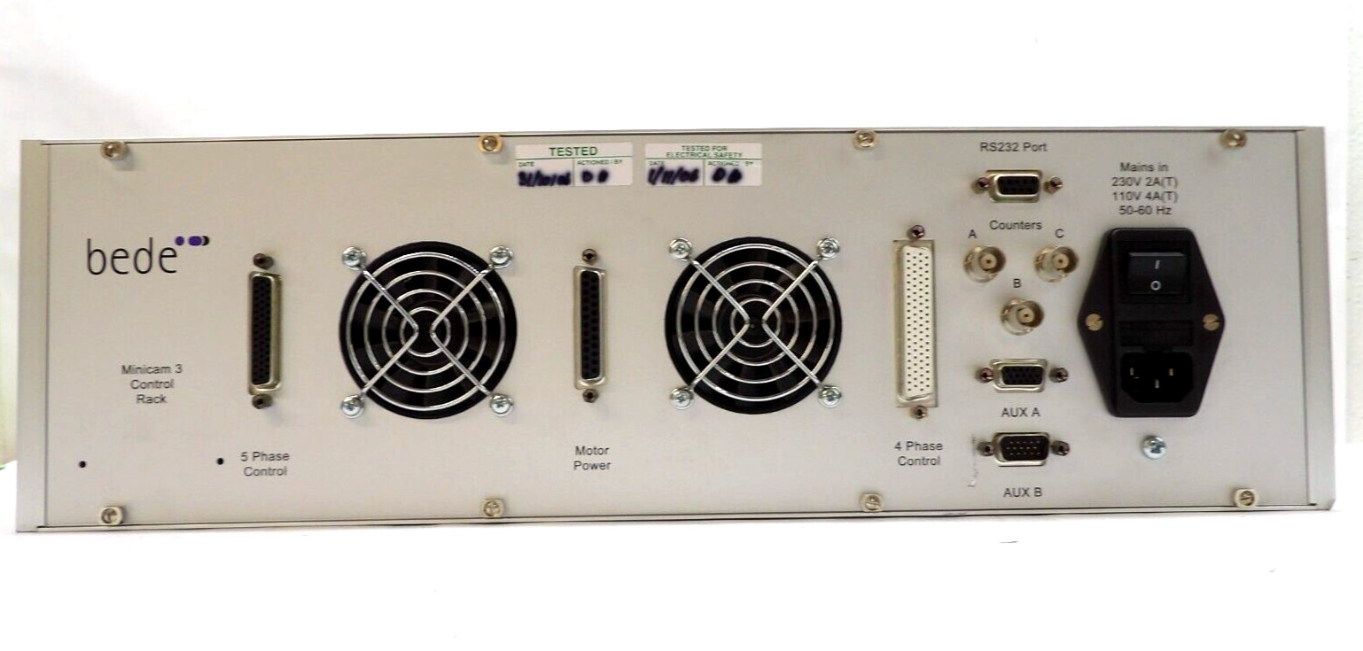 Bede Scientific Minicam 3 Interface Control Rack Module Working Surplus