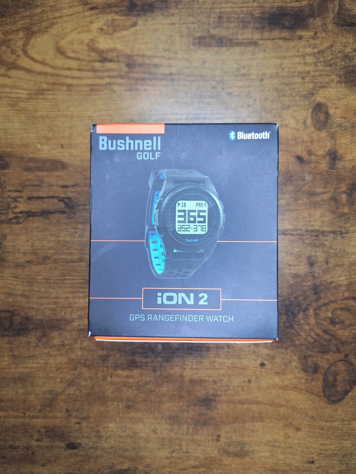 Bushnell Ion 2 Golf GPS Rangefinder Watch, Black/blue
