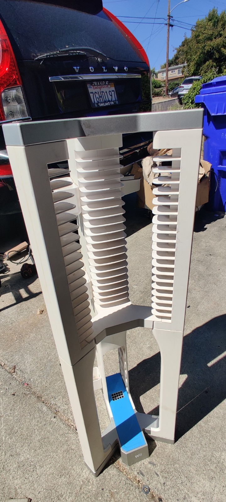 Vintage Nintendo Wii Storage Tower Rack Stand Game Console Holder Display