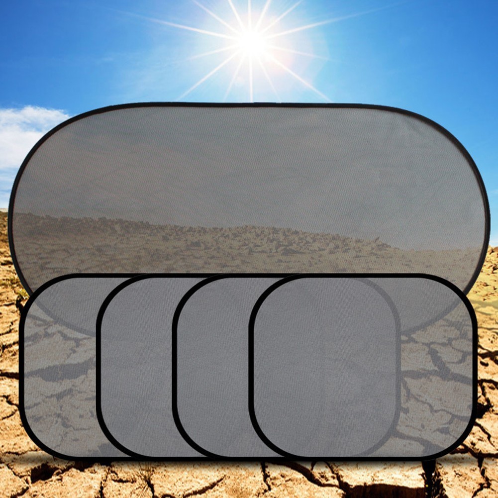 Windshield Sun Shade Car Window Covering with Suction Cup Installation