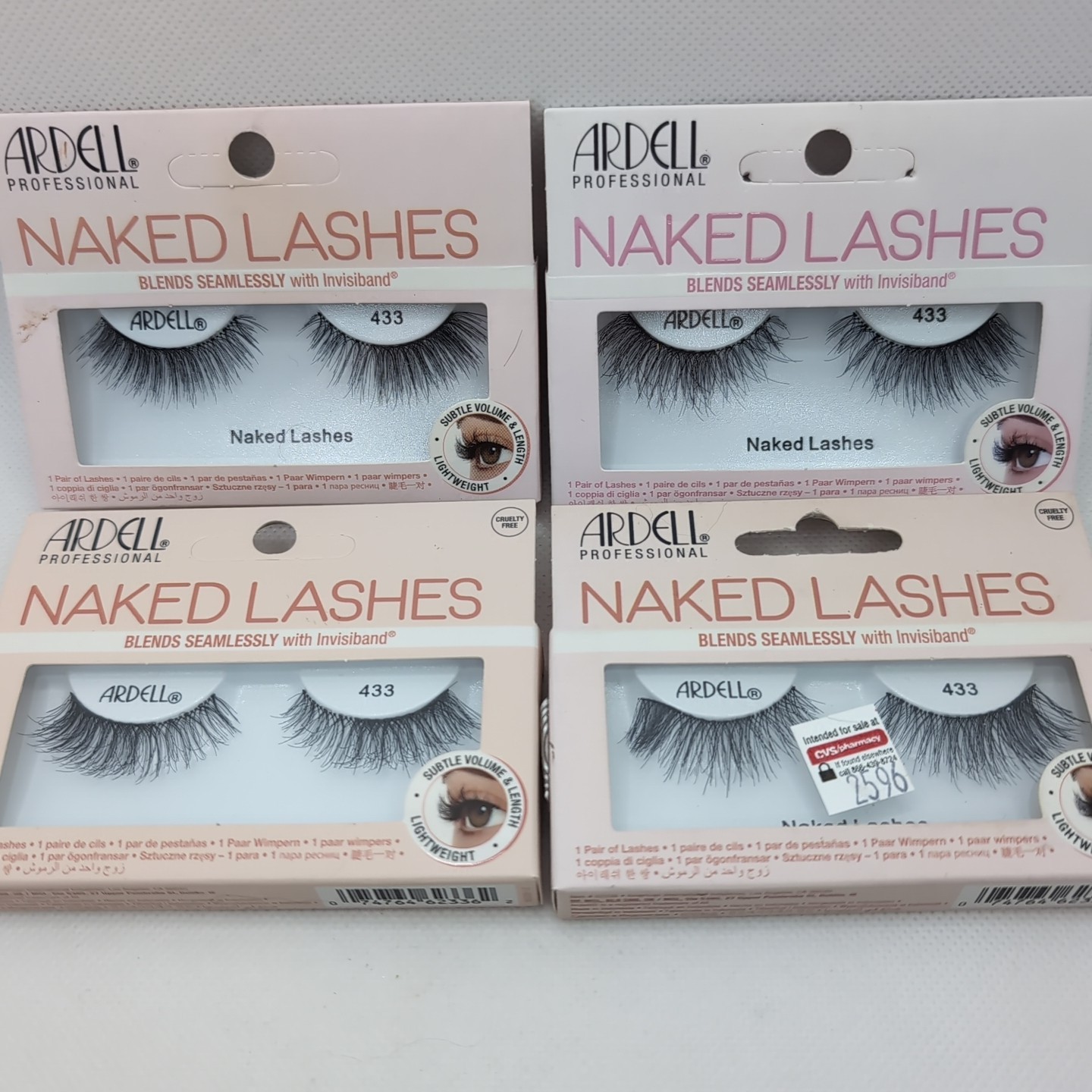 Ardell Naked Lashes #433, 4 Pack
