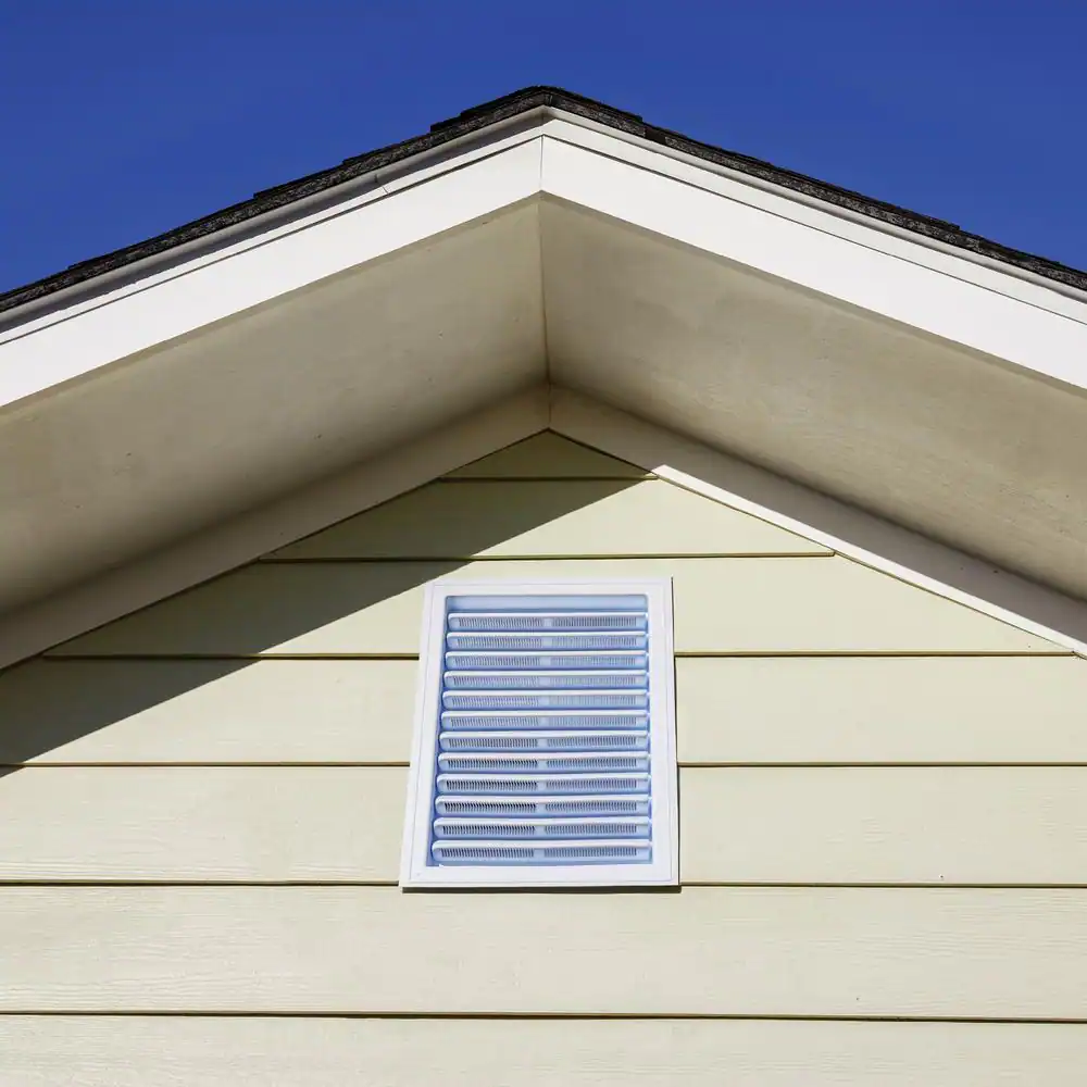 Wall Louver Static Vent Thermoformed Plastic18inx24in Sleek Design Intake Exhaus