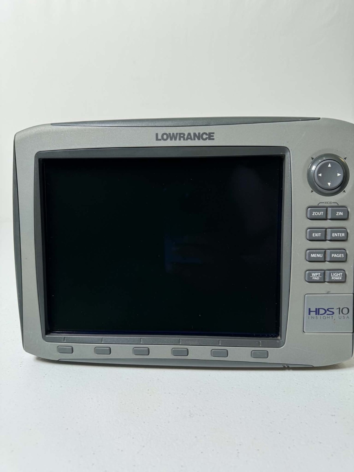 Lowrance HDS-10 Insight USA Fishfinder Chartplotter w/ Box, Cables & Manuals