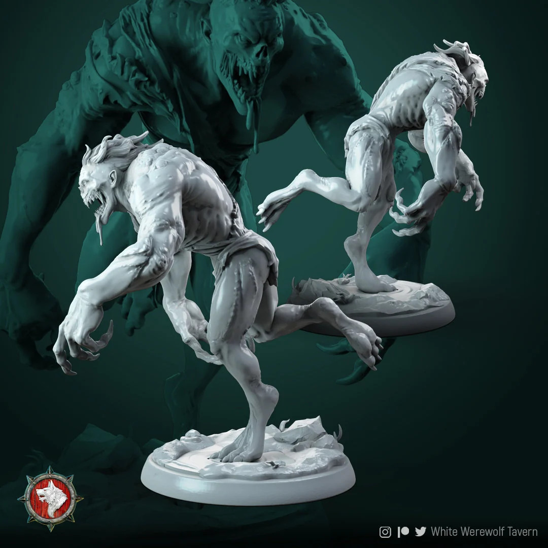 Ghouls - Resin Tabletop Miniature