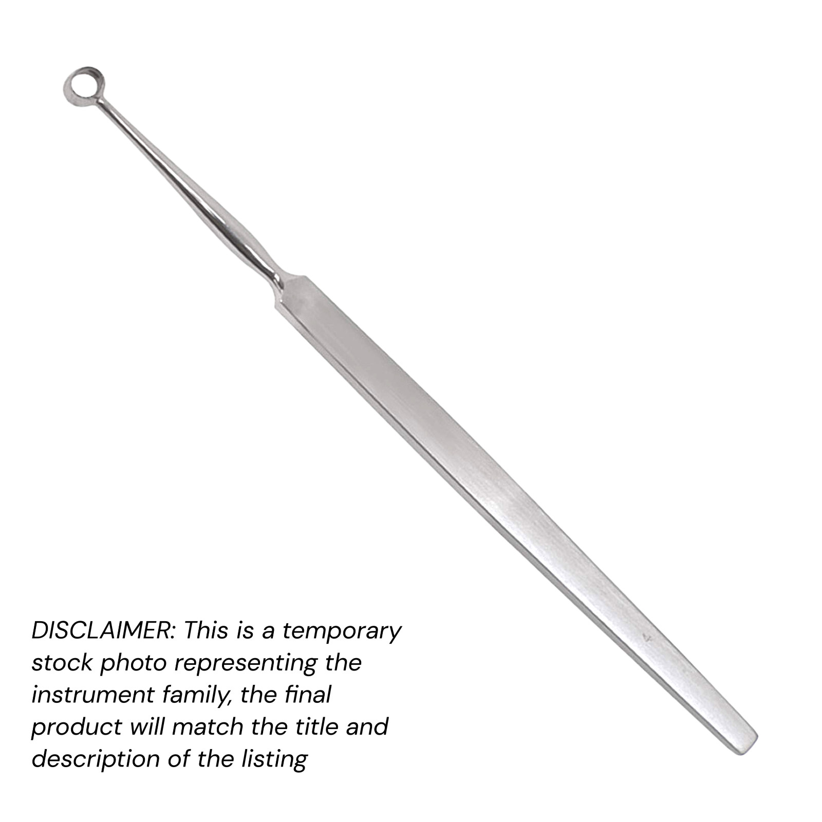 Set of 3 Fox Dermal Curettes, 5.5", Round, 6x6 mm, Economy