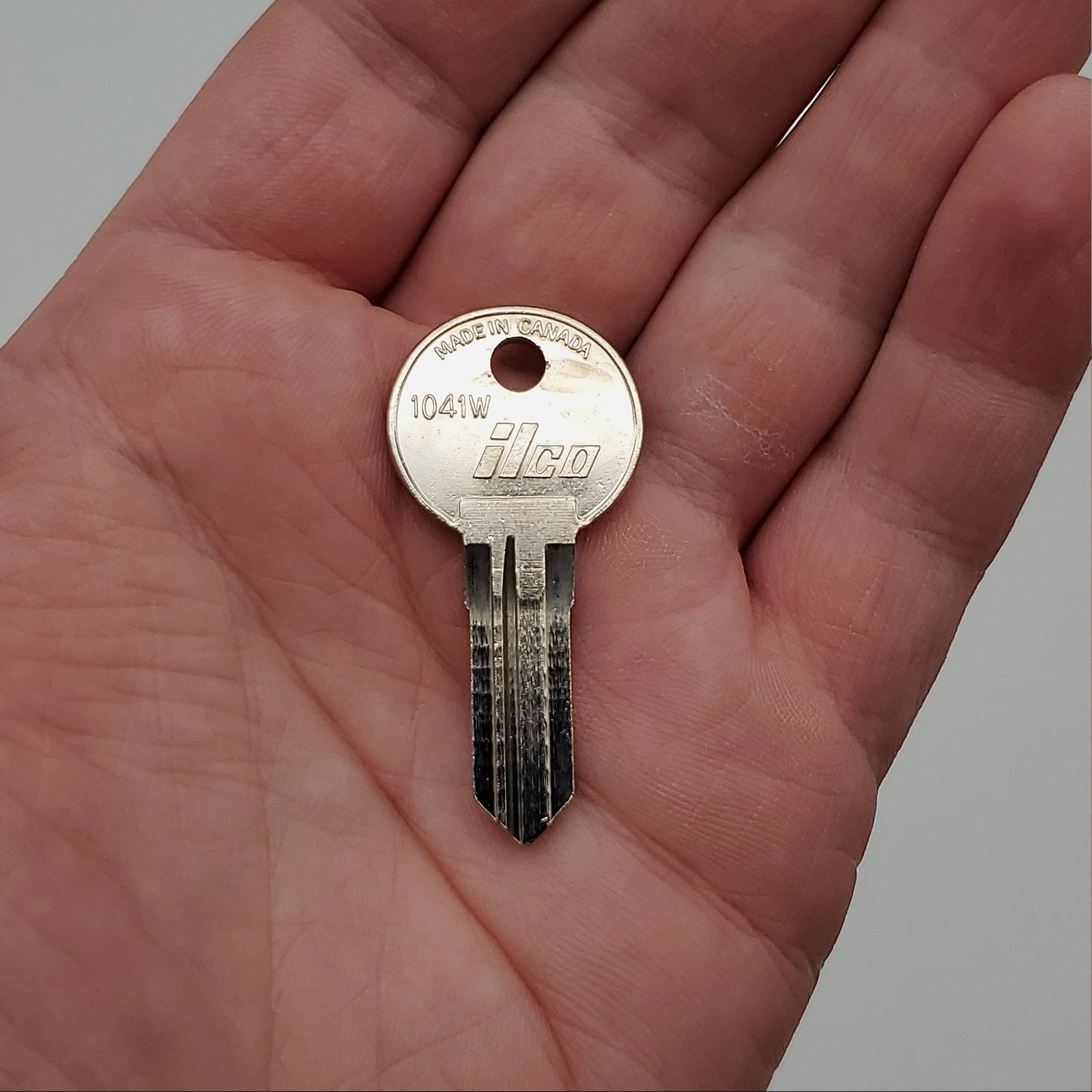 5x Ilco 1041W Key Blanks for Illinois X410 Nickel Plated NOS