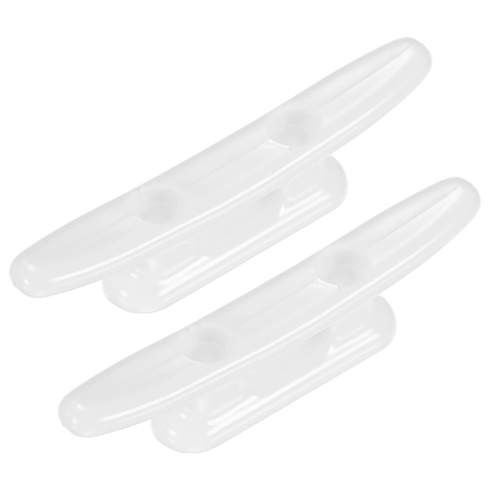 2pcs Boat Cleats Dock 3 Inch Kayak Rope Tie Cleat 29mm for Marine White