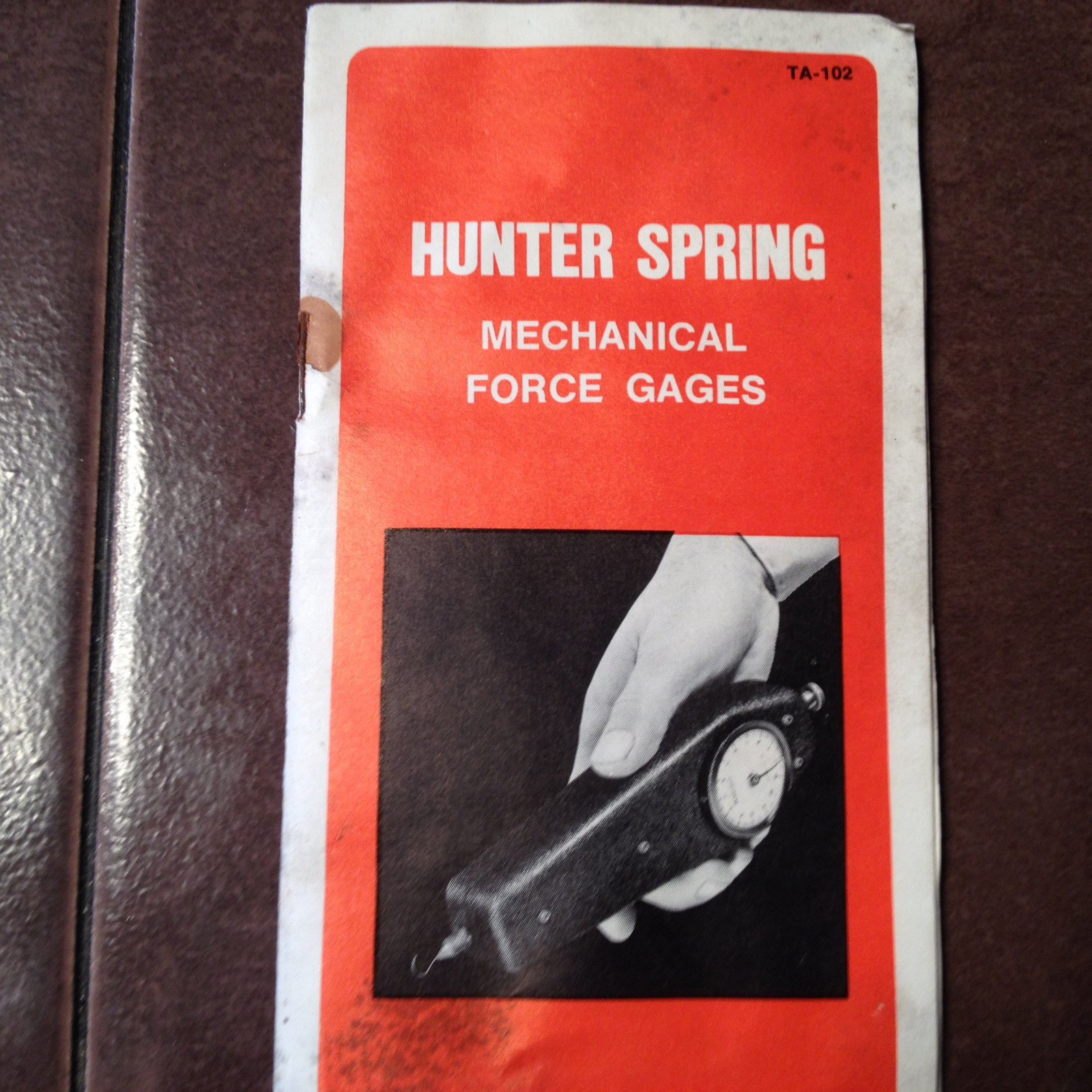 Ametek Hunter Spring Force Series L Gauge