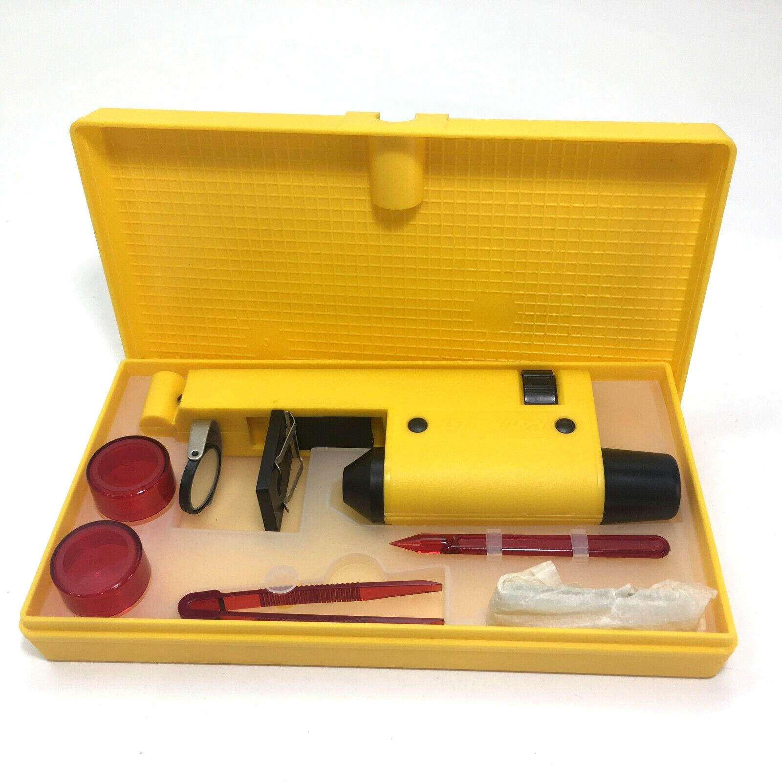 1989 Vintage The Naturalist Microscope by MedPro Systems Yellow Made in USSR