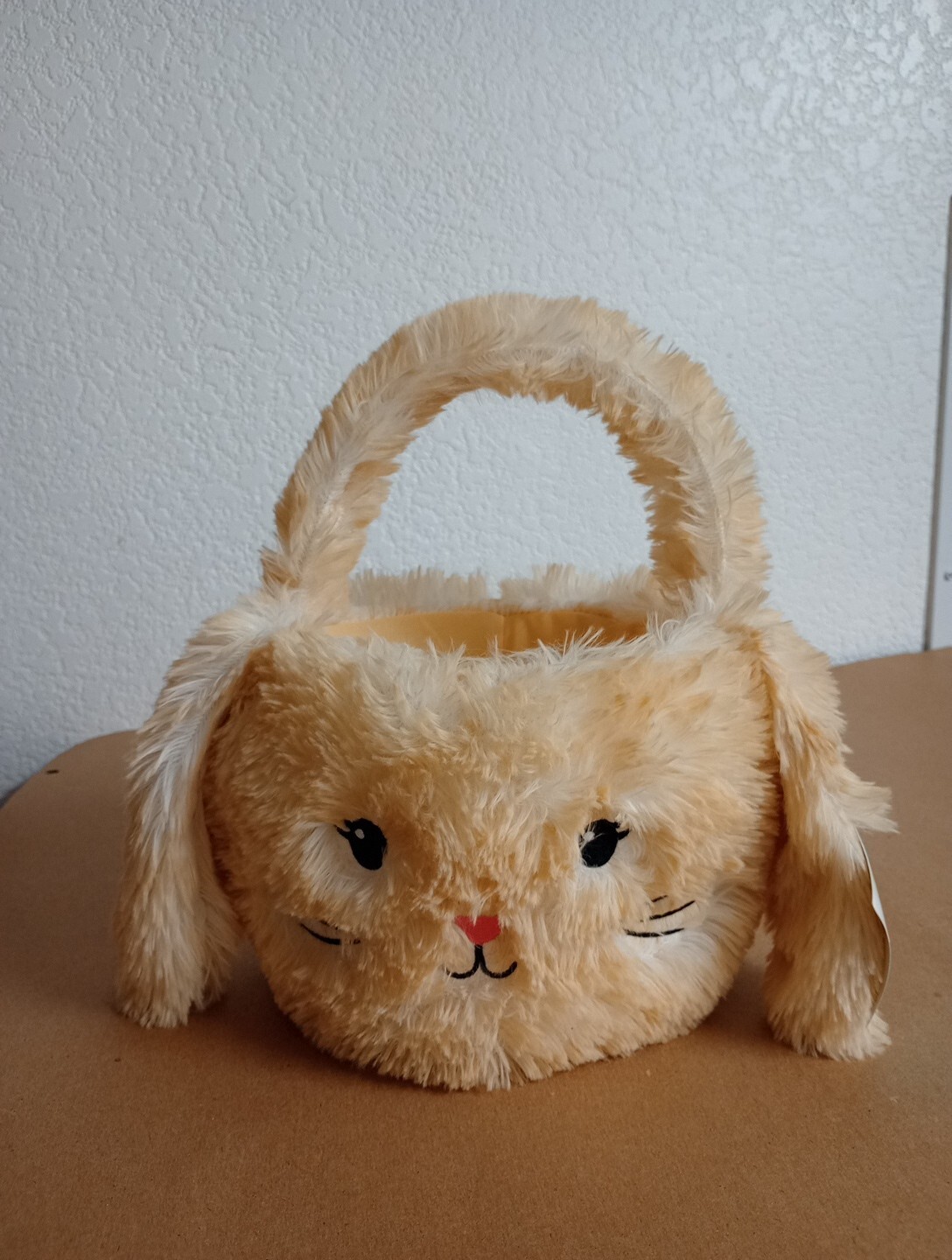9x12" Easter Basket Plush Bunny