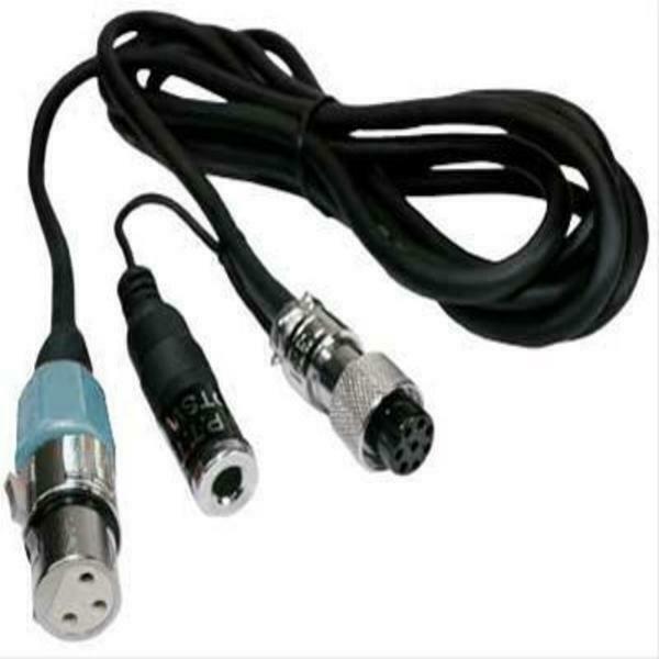 Heil Sound CC-1-XLR-IB   Balanced Microphone Adapter Cable, XLR3 to ICOM, 8-pin