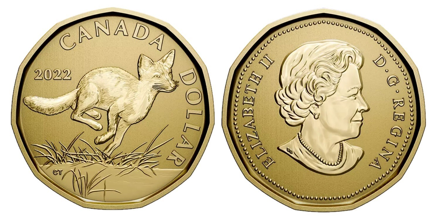 Canada 2022 - Swift Fox - Specimen Loonie!!