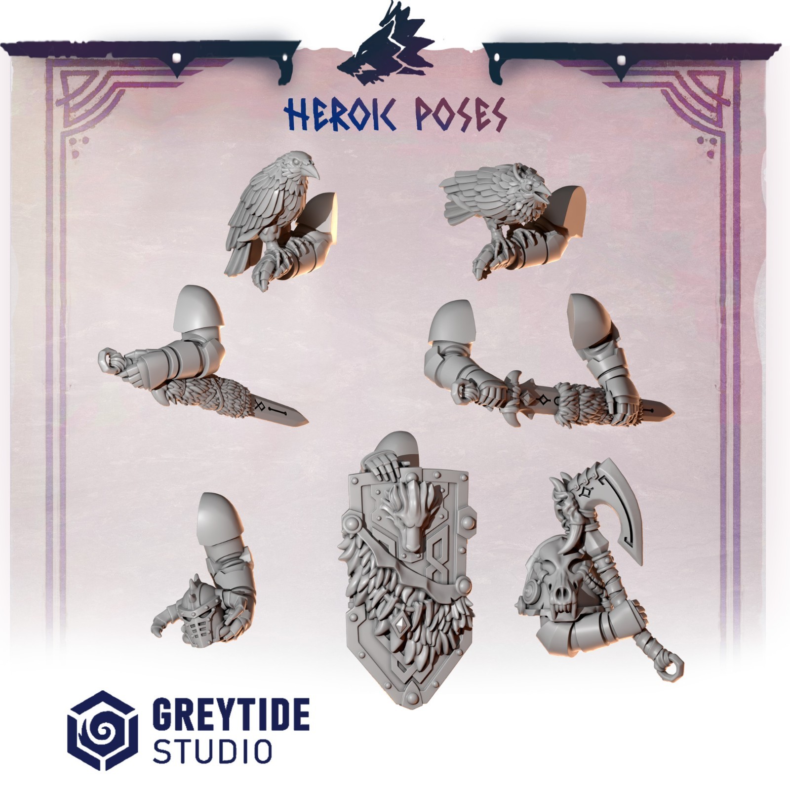 Primal Hounds Big Hero Pack+ from GreyTide Studio.