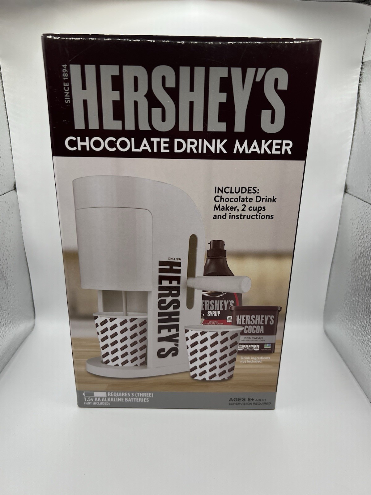 Hershey’s 2 Cup Chocolate Drink Maker w/ Instructions And Cups Brand New