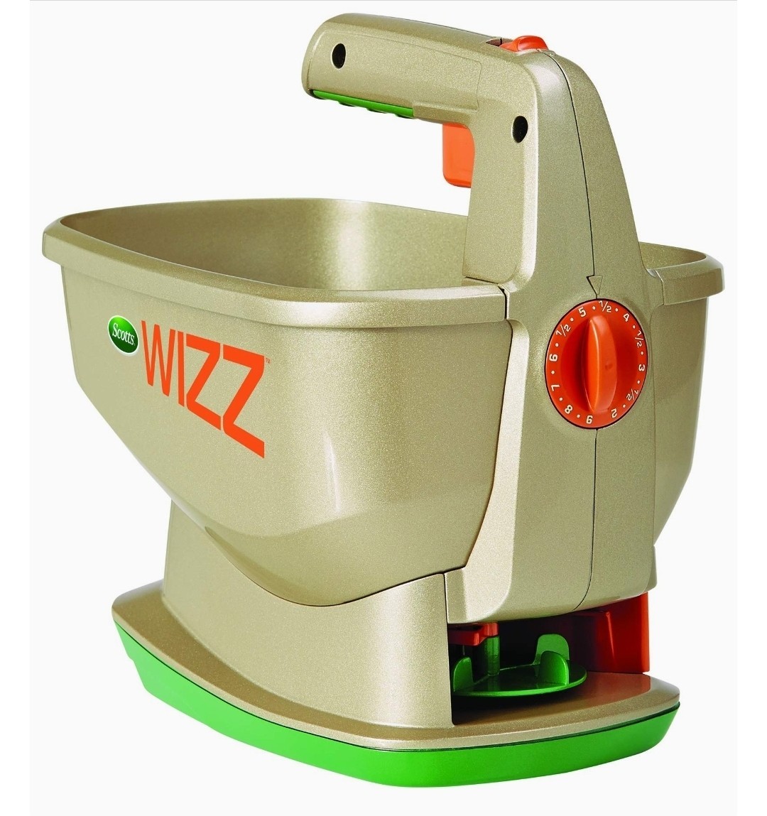 Scotts Wizz Battery Powered Year Round Spreader Fertilizer, Seed, and Ice