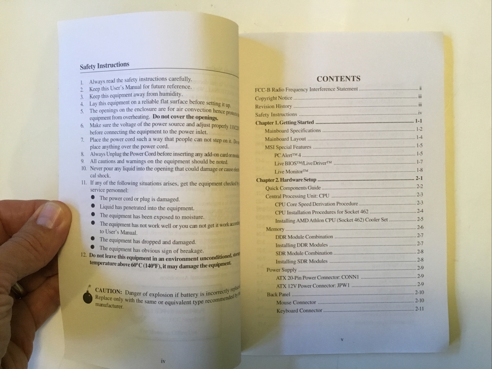 KM2M Combo Series AMD Athlon Qick User’s Guide
