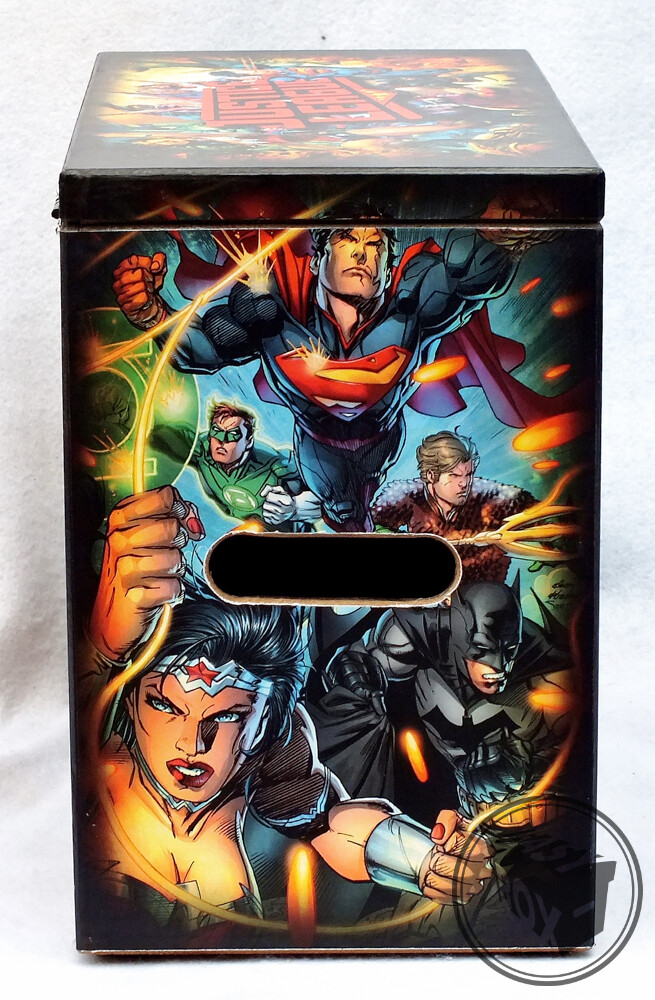 Justice League - Large Comic Book Hard Box Chest MDF