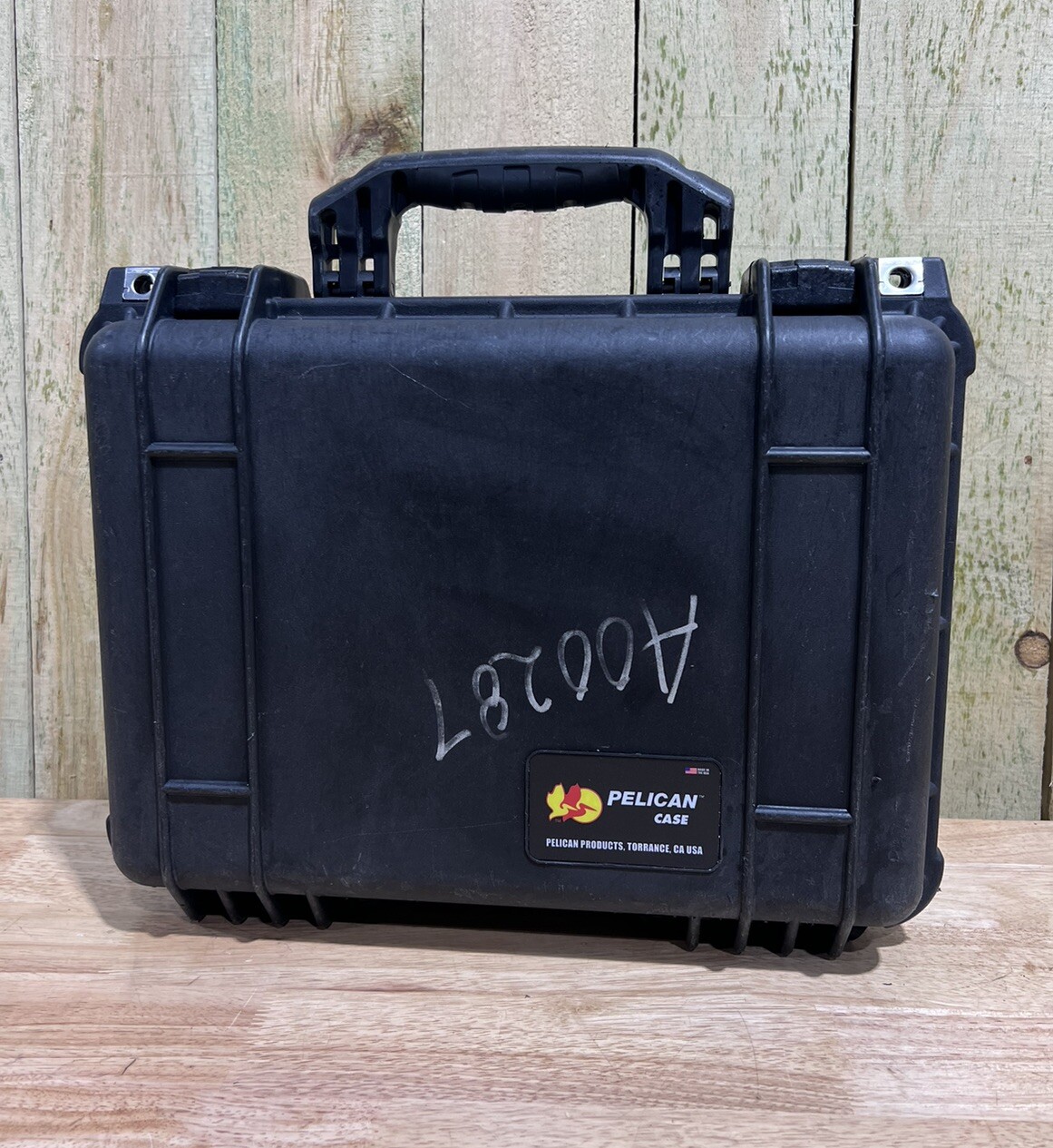 Pelican 1450 Black Hard Case Protector Waterproof Good Condition AB Free Ship