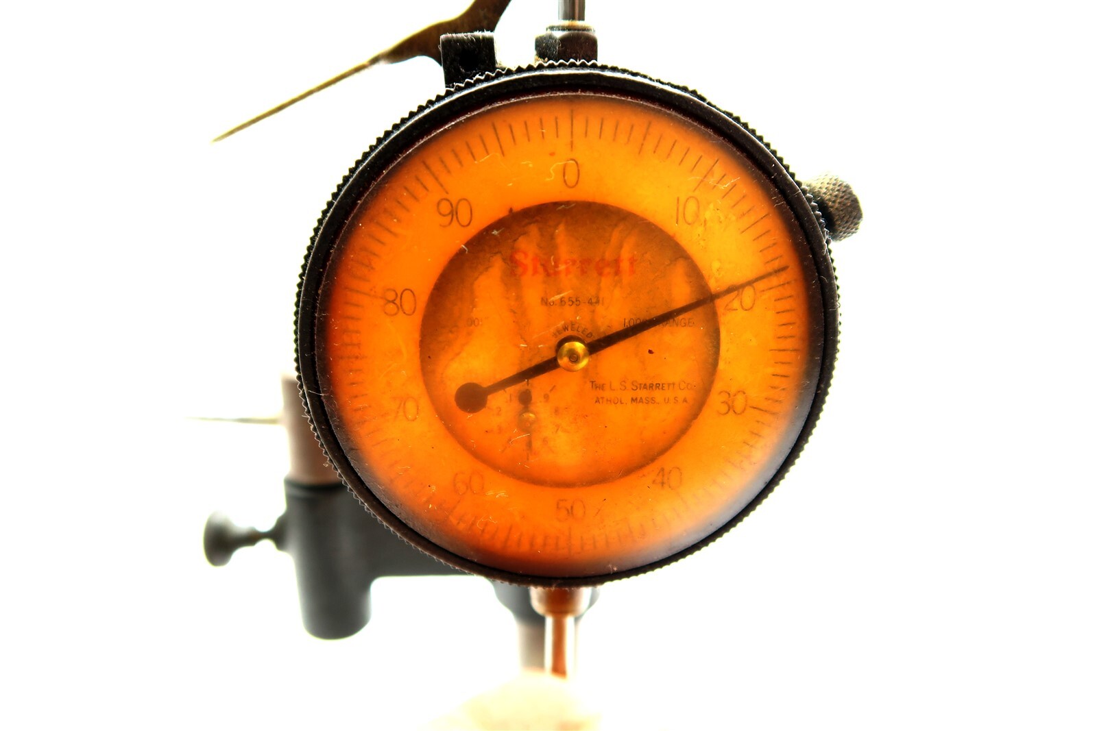 Starrett No 655-441 Transfer Comparator Dial Indicator with Stand