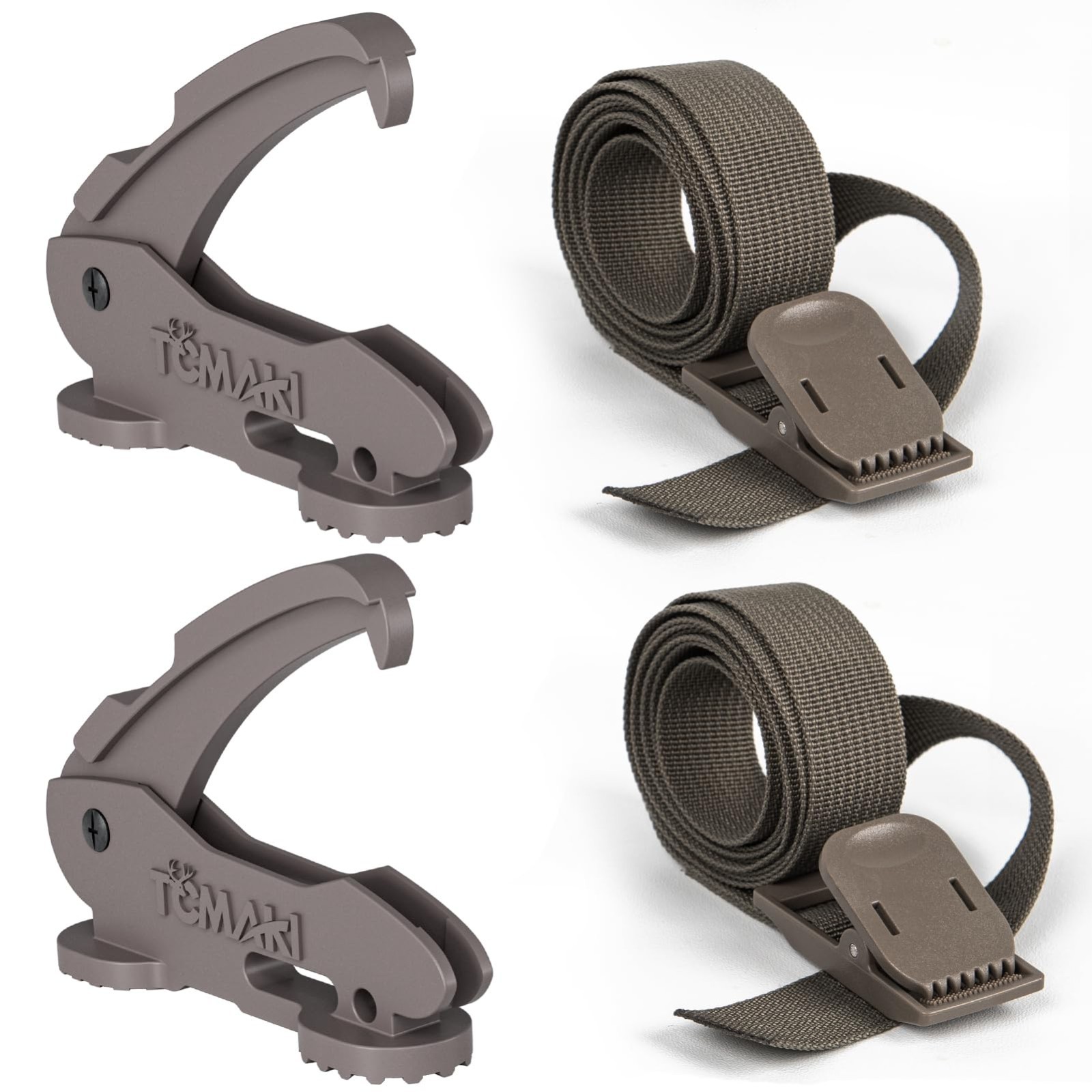 Saddle Hunting Bow Hanger Hook - Adjustable Bow Hangers, Tree Accessories, Strap