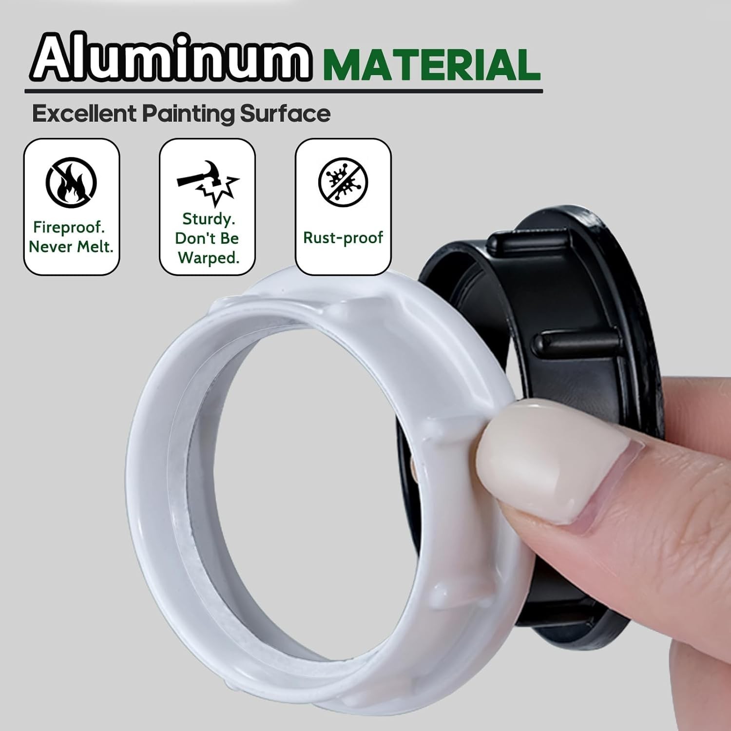 Light Socket Shade Rings,Aluminum Threaded Socket Ring for Medium Base E26 So...