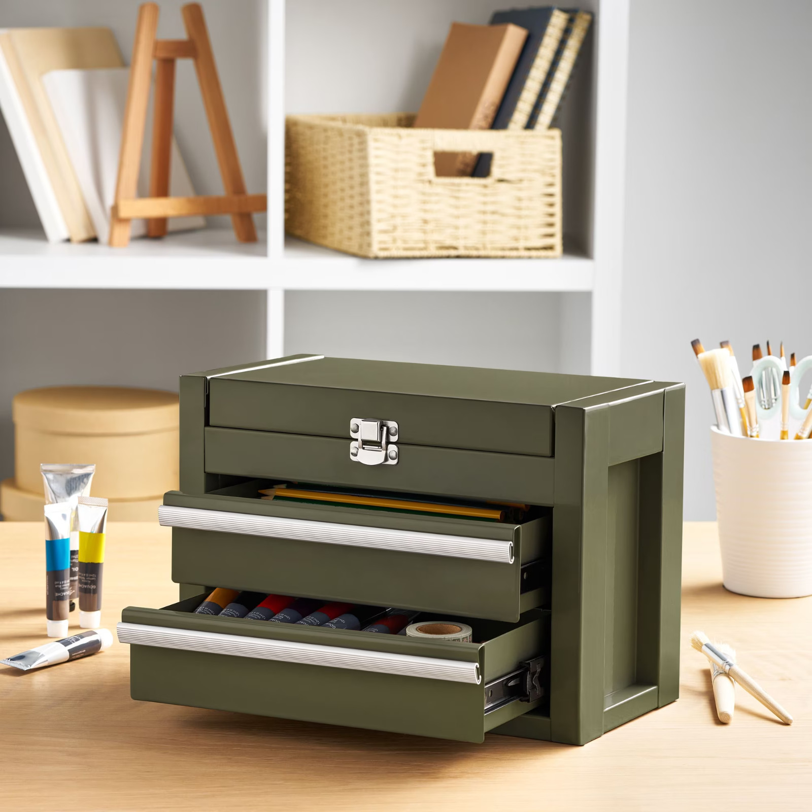 Member's Mark Blue Mini ToolBox- Green