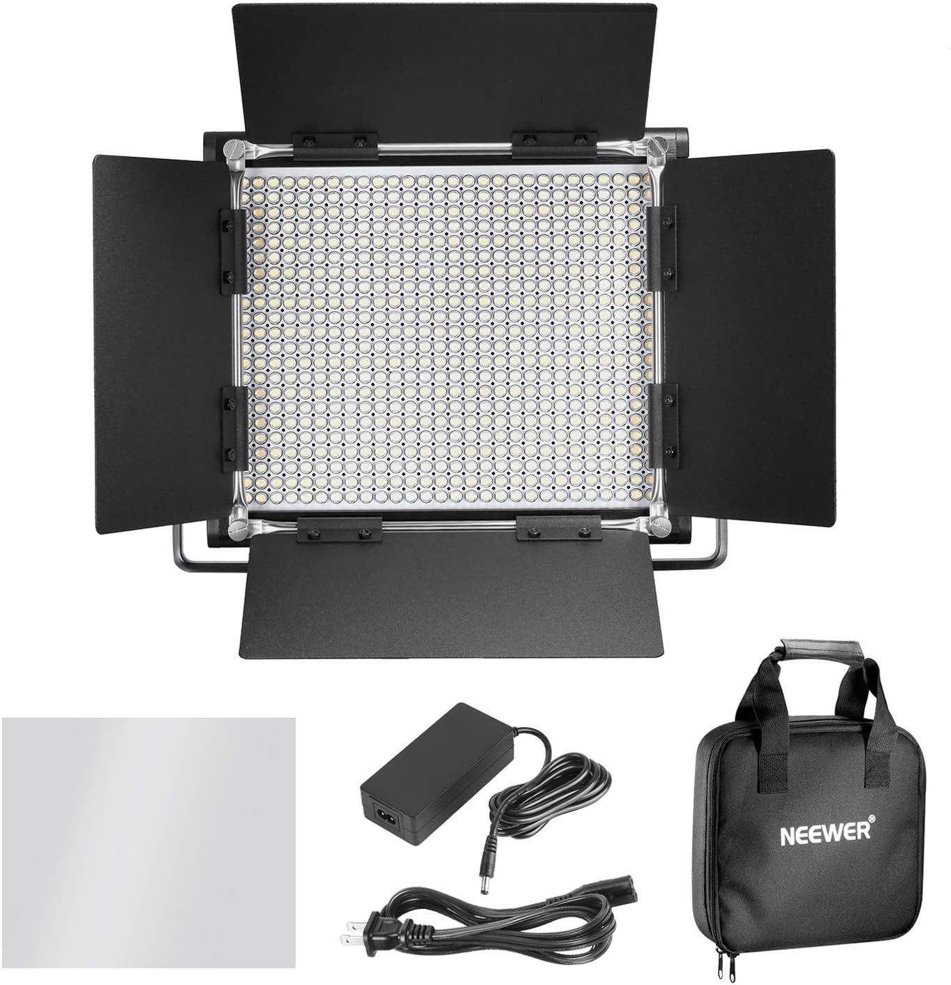 NEEWER Professional Metal Bi-Color Dimmable 660 LED Video Light for Studio CRI96