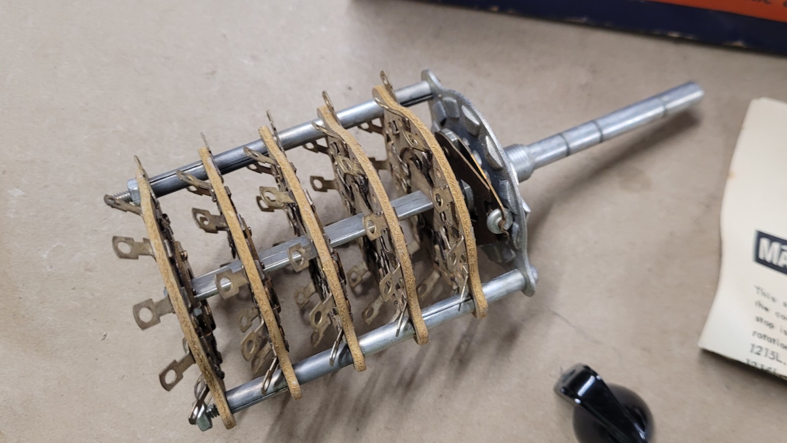 Mallory 1315L Stack Pole Rotary Switch