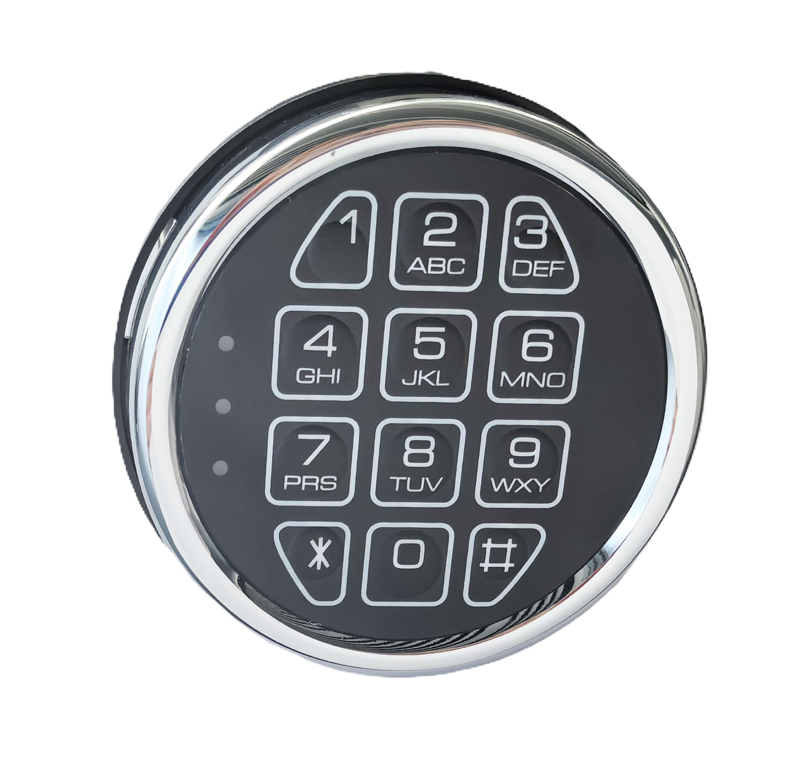 Gun Safe Lock Replacement Chrome Keypad Electronic Swingbolt Lock For Safe Box