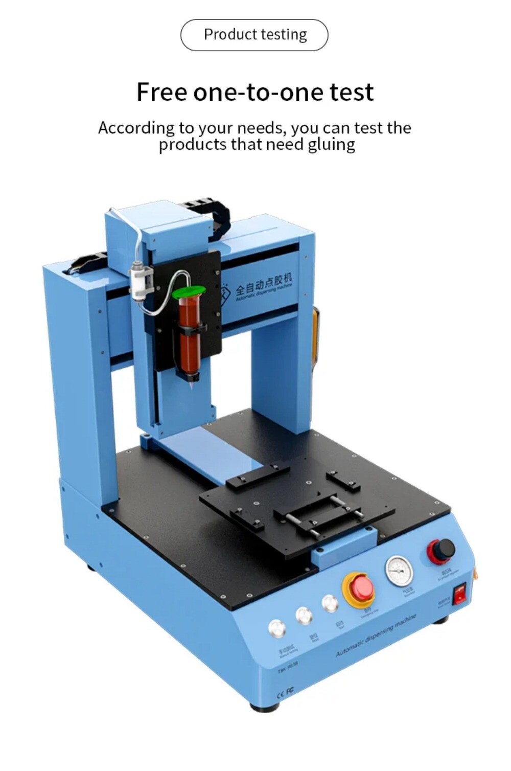 983B Automatic Dispenser UV Waterproof Glue Dispensing Machine for Mobile Phone