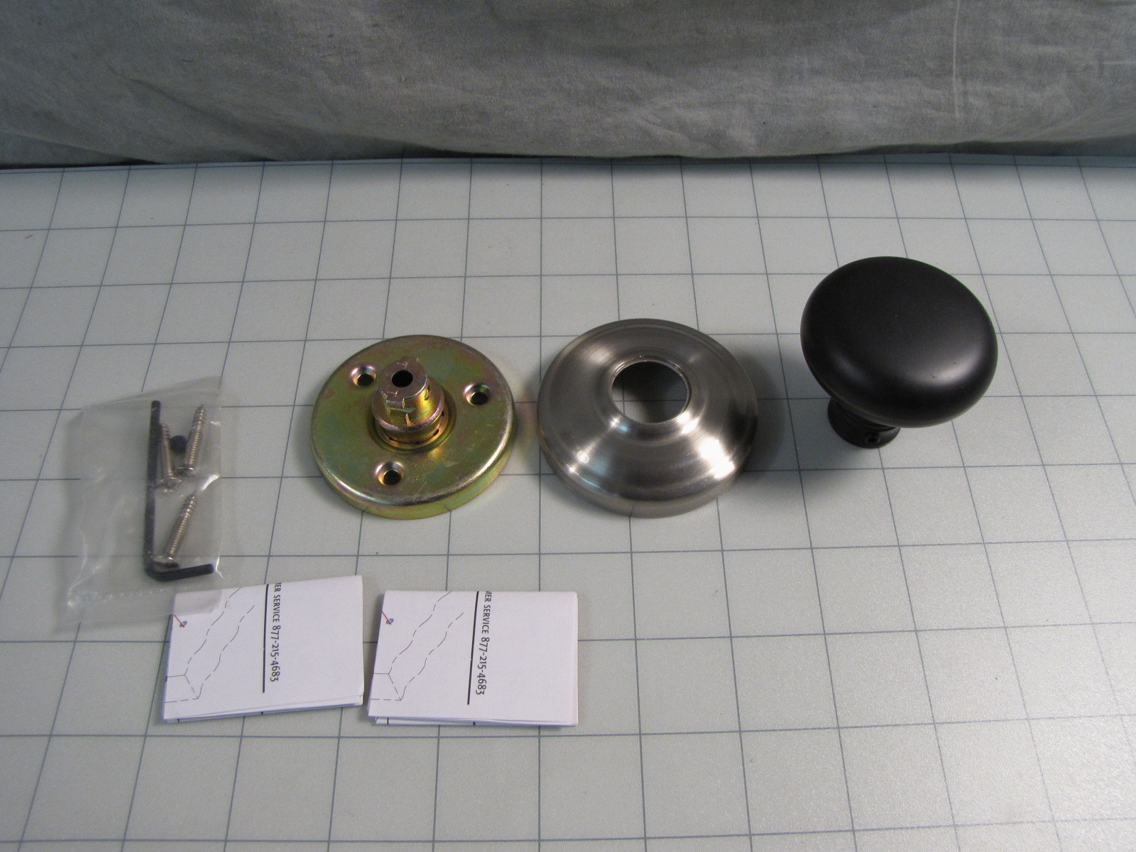 Fustion Hardware B00DJSGAW / D-01-A5-E-ORB Single Half Round Dummy Knob NEW