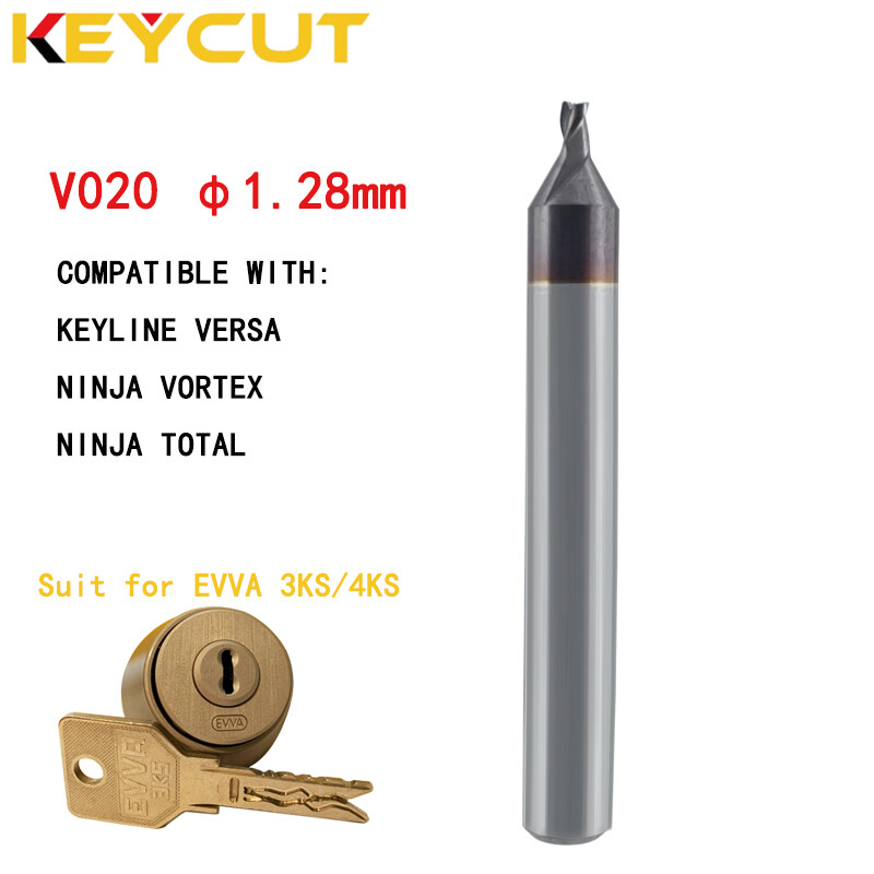Milling Cutter V020 1.28mm Fit with Keyline VERSA NINJA TOTAL NINJA VORTEX