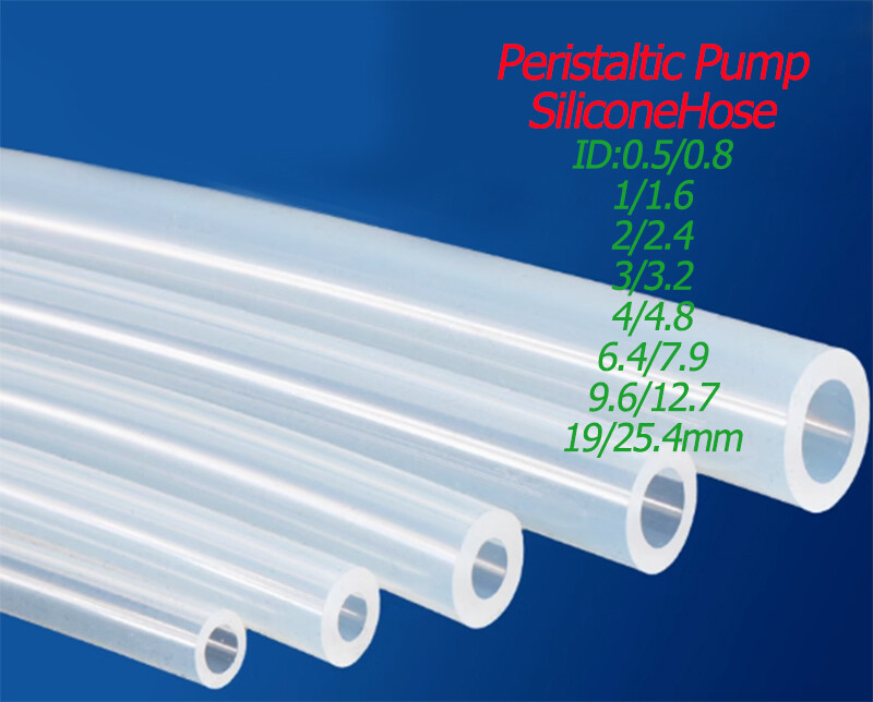 Peristaltic Pump Tube 0.5~25.4mm Food Grade clear Pump Tube Silicone Hose