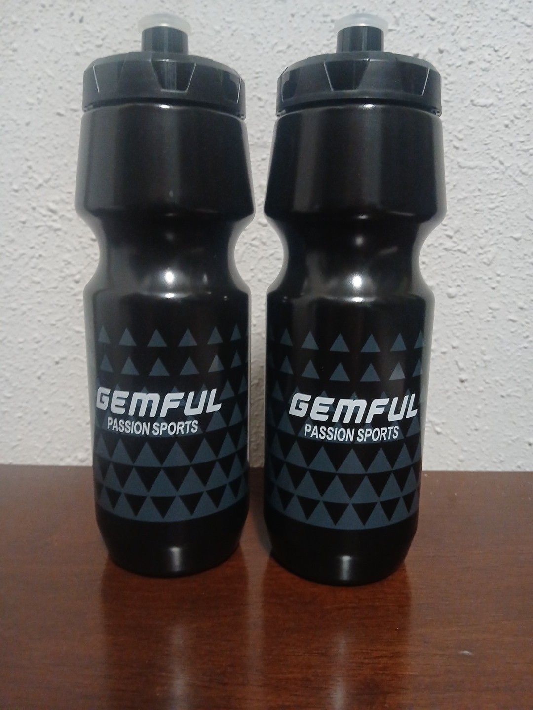 2 Gemful Bike Water Bottle Bpa Free 750ml 3"W×9"H