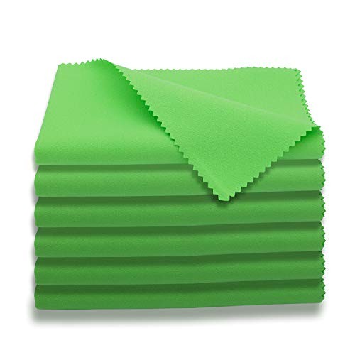 Guitar Cloths Microfiber (6-Pack 12"x12" Cloths) Plush 12"X12" 6 Pack