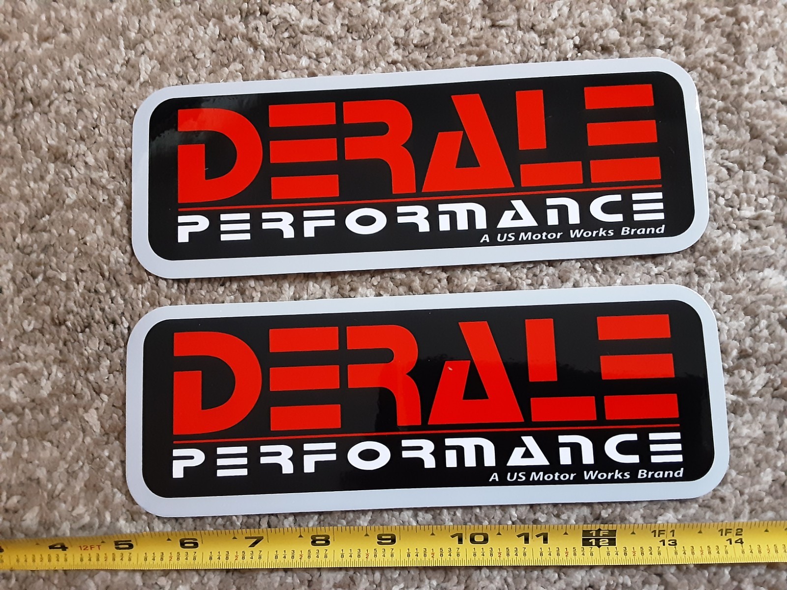 Lot of 2 DEALE Cooling Products Racing Decals Stickers Outlaw NHRA Nascar