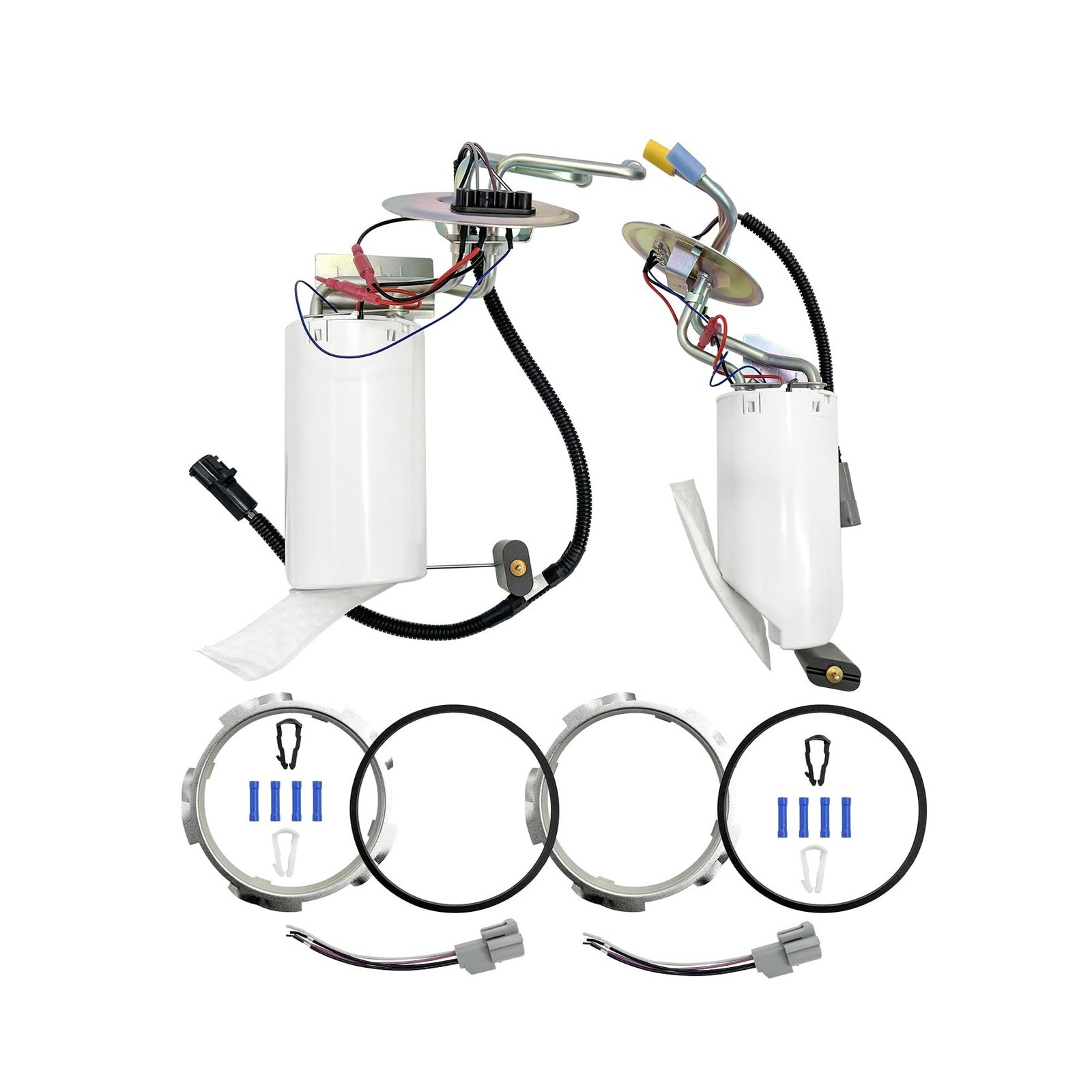 Front & Rear Fuel Pump Assembly Compatible with Ford F-150 F-250 F-350 1992 1...