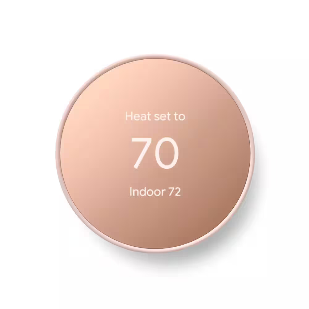 Google Nest Thermostat Smart Wi-Fi Programmable - Sand