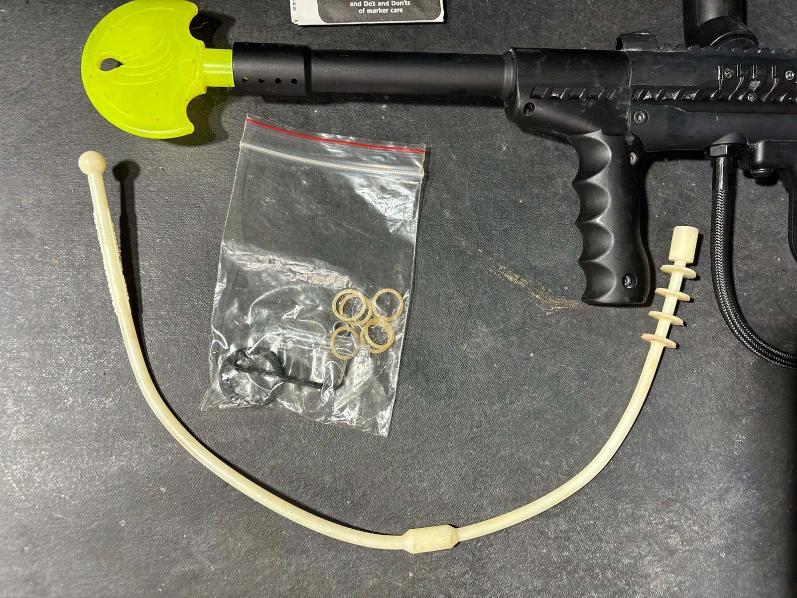 Brass Eagle T Storm Tank & ViewLoader Black Semi-Auto Paintball Marker Gun