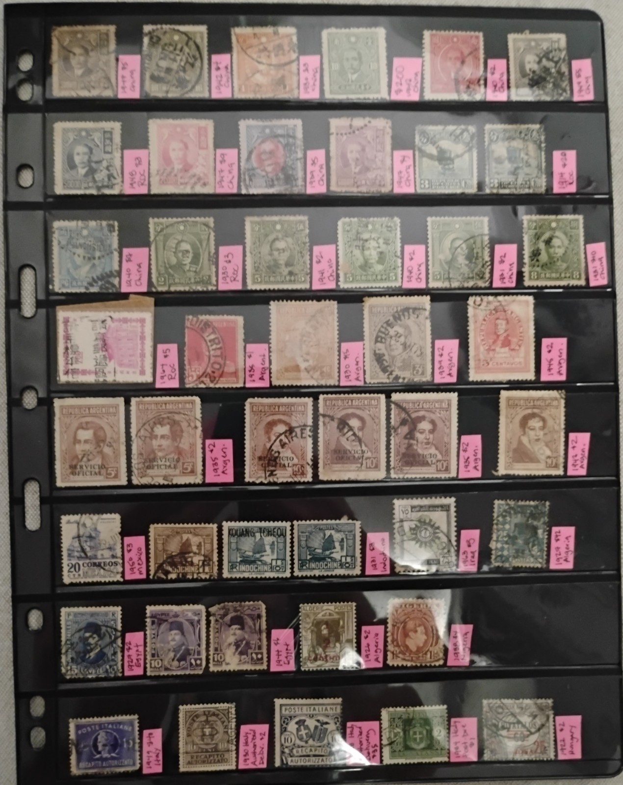 Estate US And Foreign Postage Stamp Collection Lot