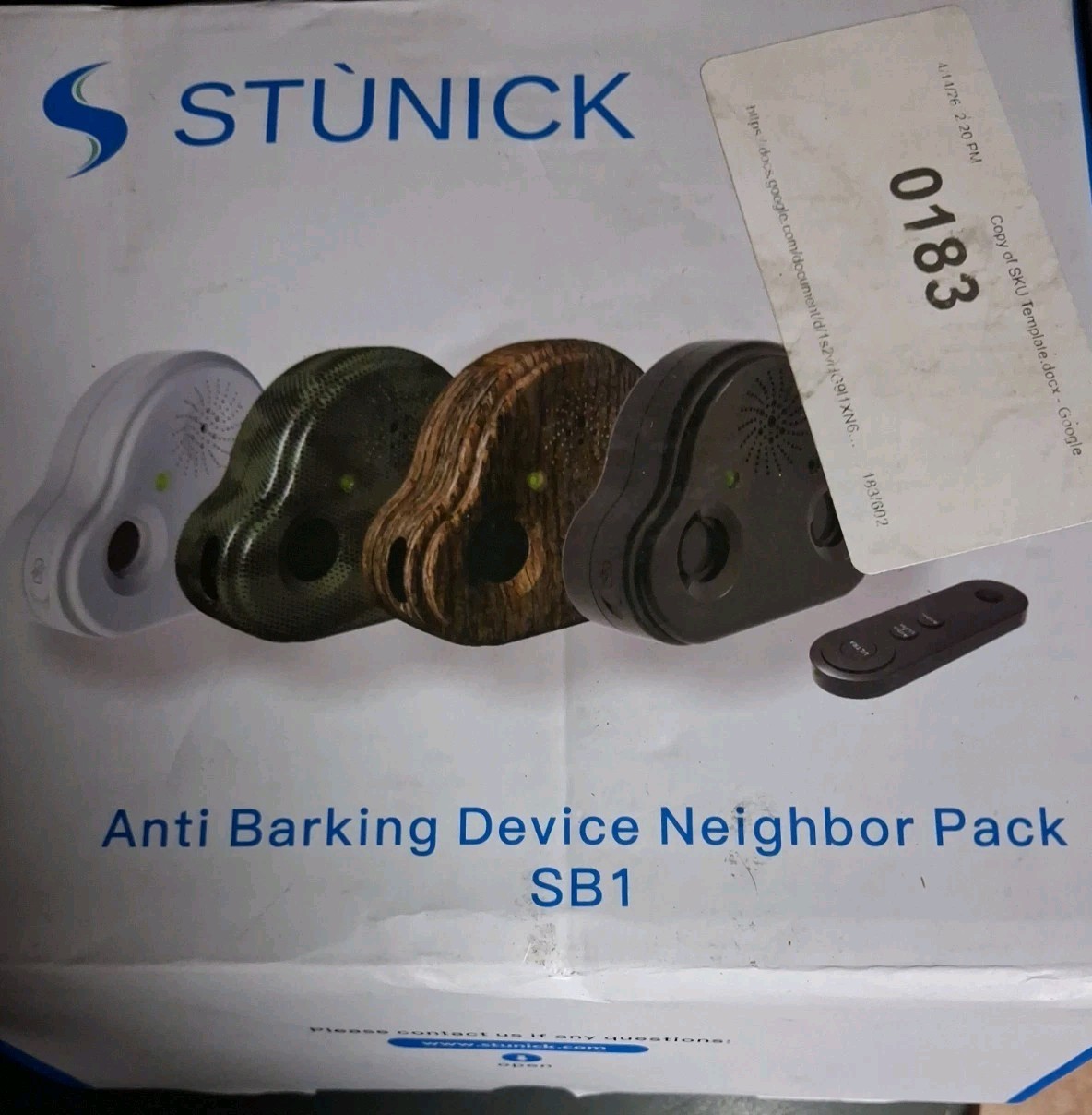 STUNICK SB1 Anti Barking Device Neighbor Pack