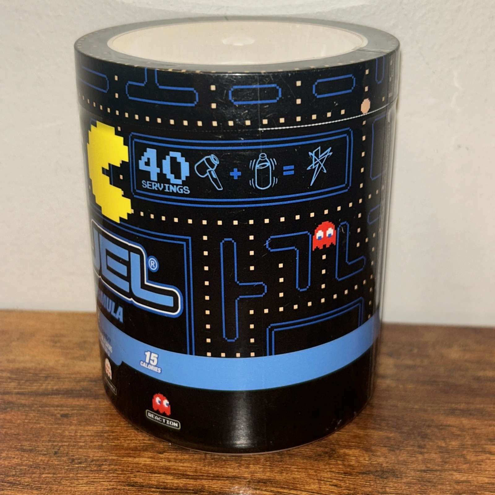 G FUEL Pac-Man Inky Crushed Tart Candy 40 Servings Tub SEALED - EXP 10/2028