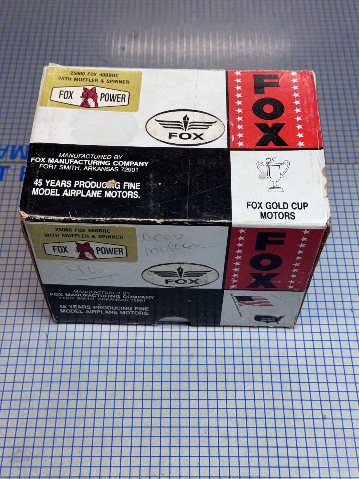 Fox .50 BBRC Engine #25000 - USED
